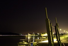 漁港の光