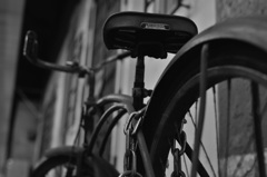 「錆びた自転車」