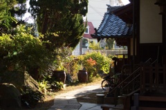 「お寺の裏側」