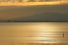 琵琶湖の朝