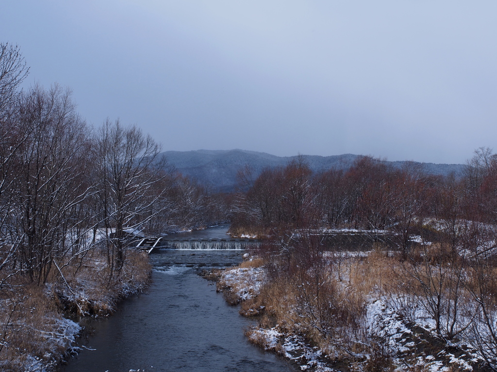 雪の新十津川町１