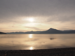 春の支笏湖～夕暮②