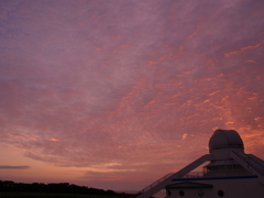 初山別の夕陽