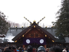 雪の初詣