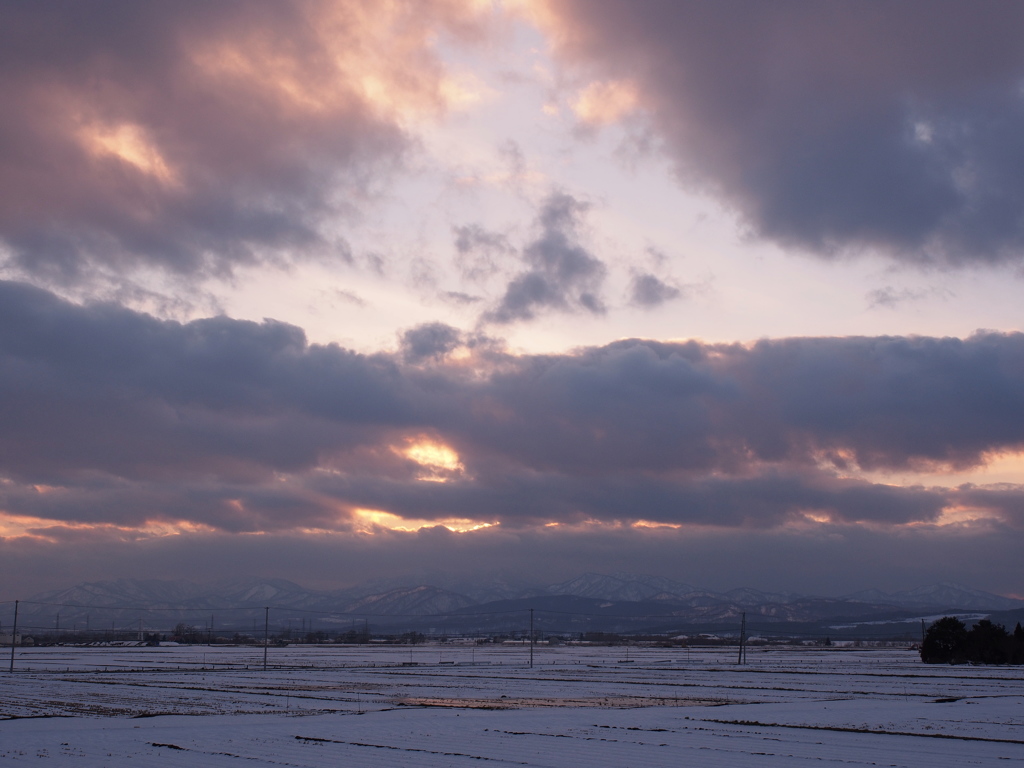 北国の夕景２