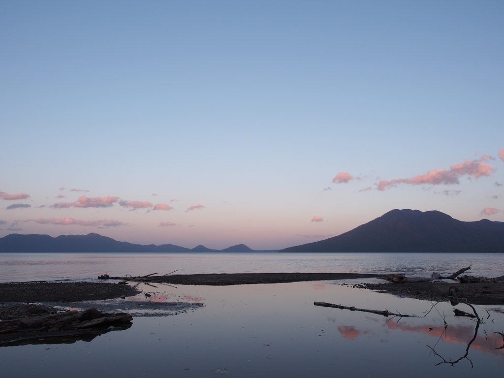 支笏湖夕景Ⅱ