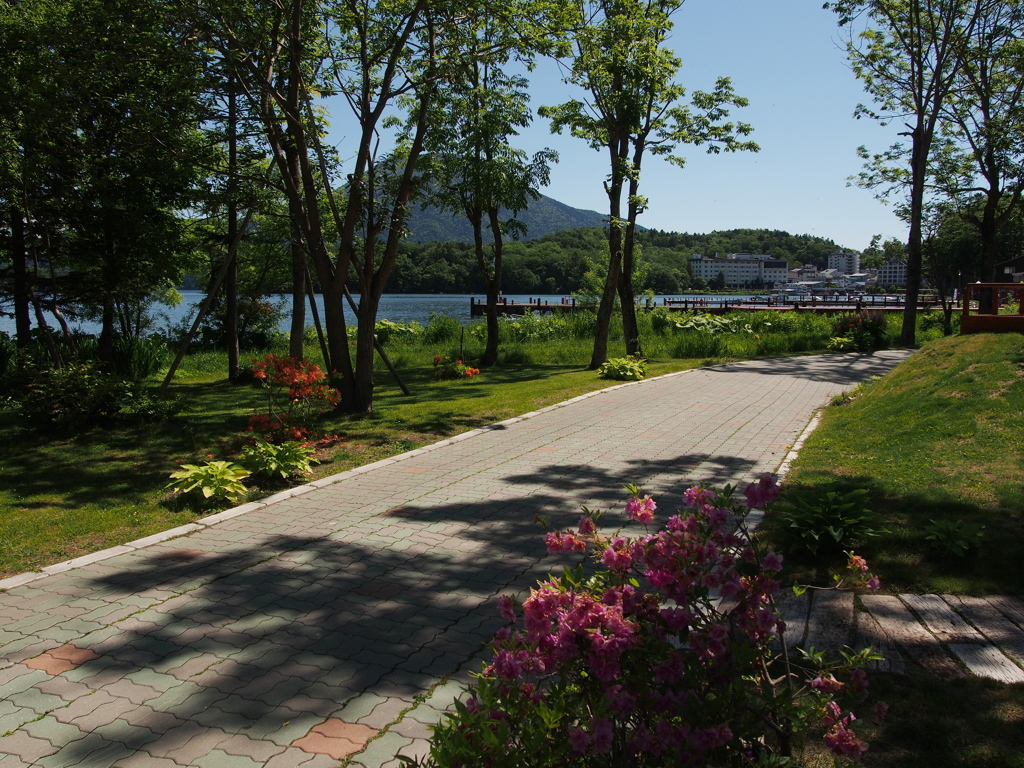 阿寒湖～湖岸の散歩道