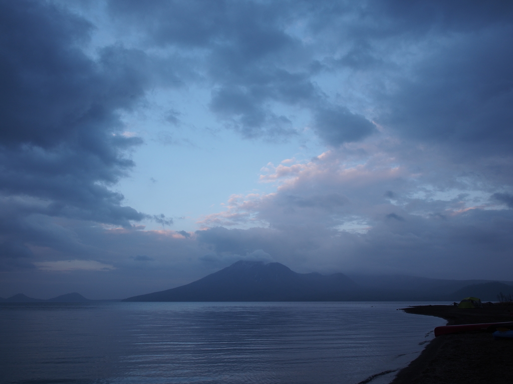 支笏湖～春の夕暮れⅠ