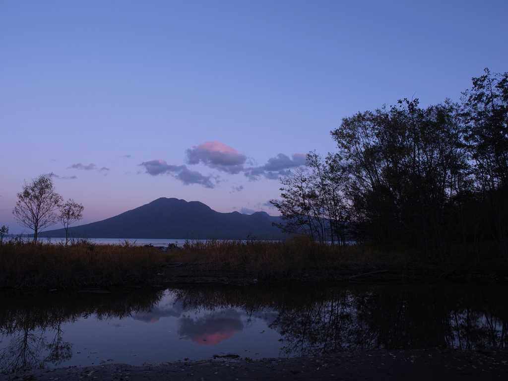 支笏湖夕景Ⅲ