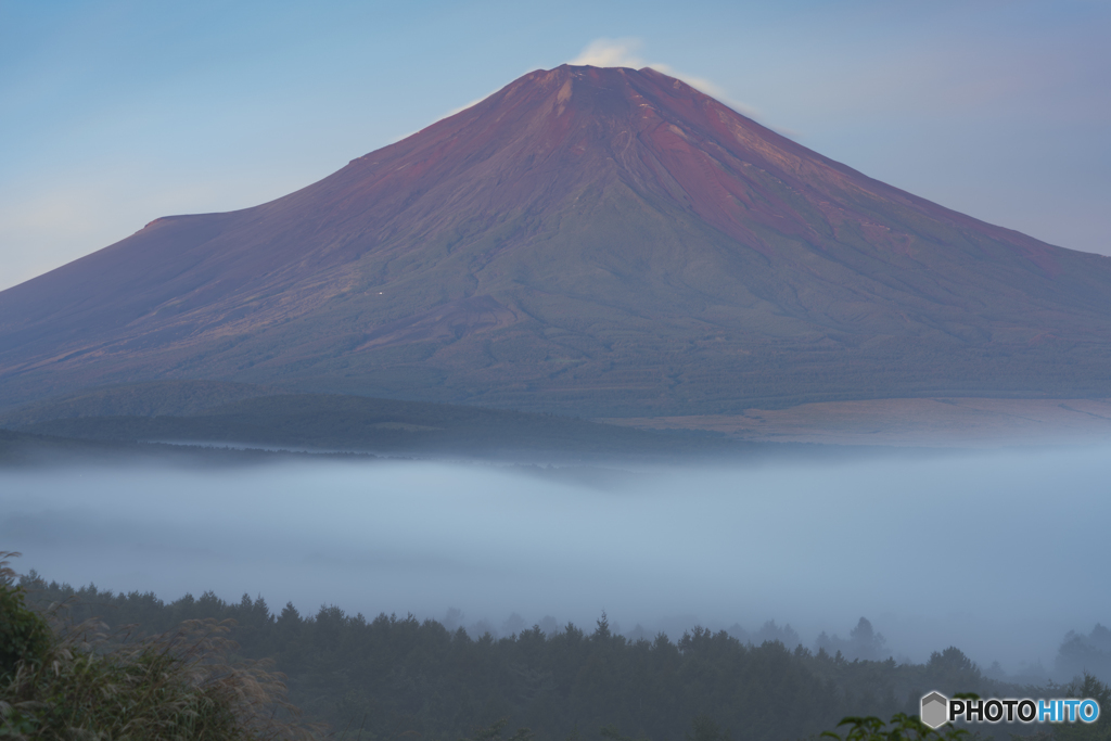 モルゲンロート富士山