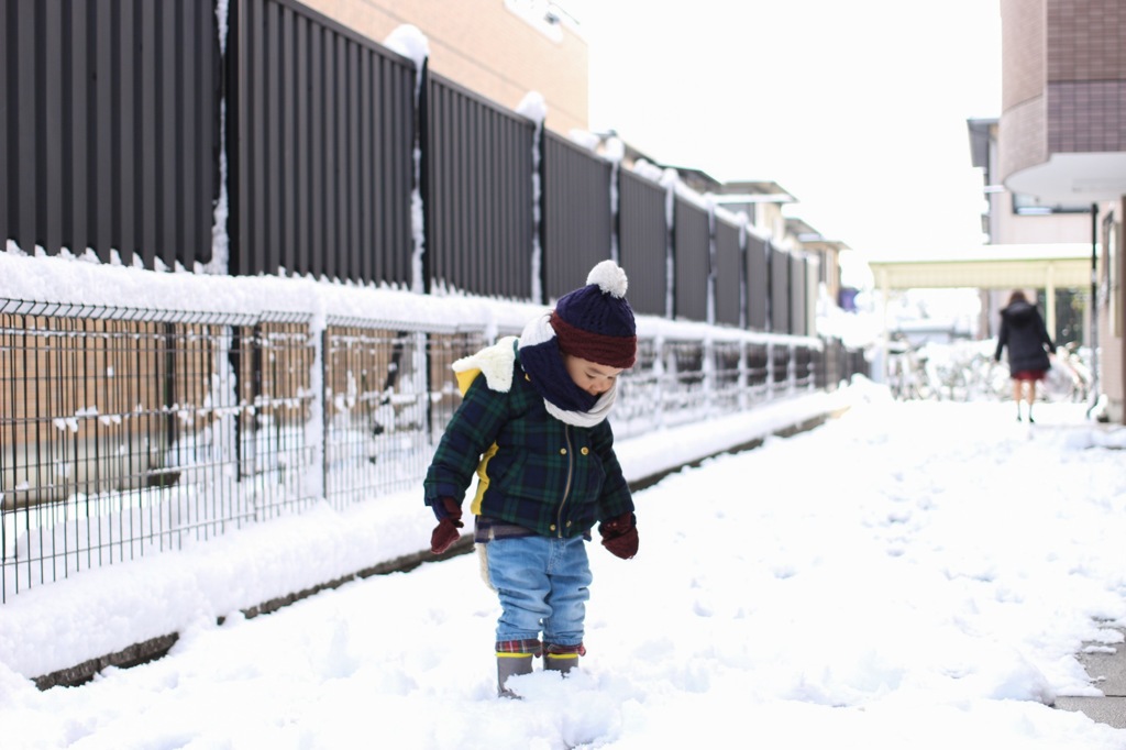 初めての大雪