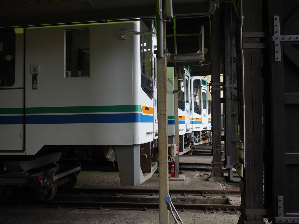 天竜浜名湖鉄道　天竜二俣駅　扇型機関庫　P1000823