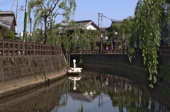 水郷佐原・小野川のほとり