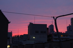 夕暮れの空
