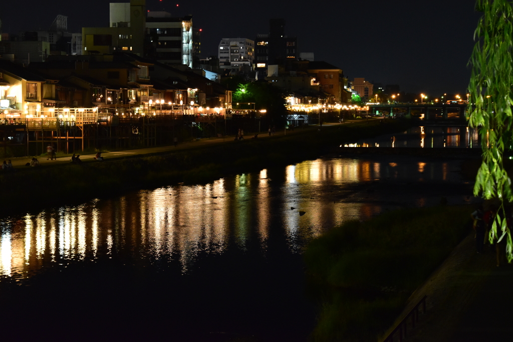 加茂川の川床