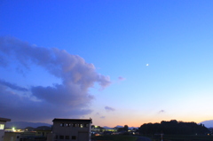 小さなツキ。
