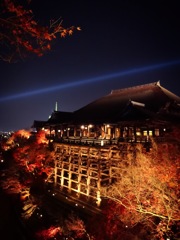 晩秋の清水寺