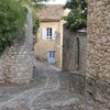 La Roque-sur-Ceze村街角