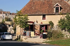Angles-sur-l'Anglin村のレストラン