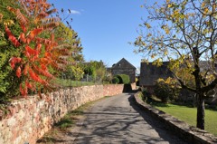 Collonges La Rouge村への道
