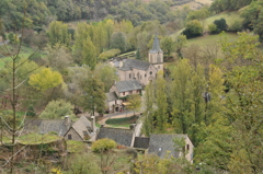 Belcastel村俯瞰