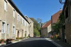 Chateau-Chalon村の街並み