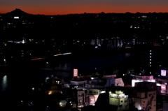 ベランダからの夕景3