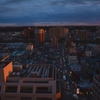 街の夕景