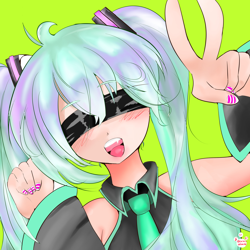 初音ミク　ironuri2