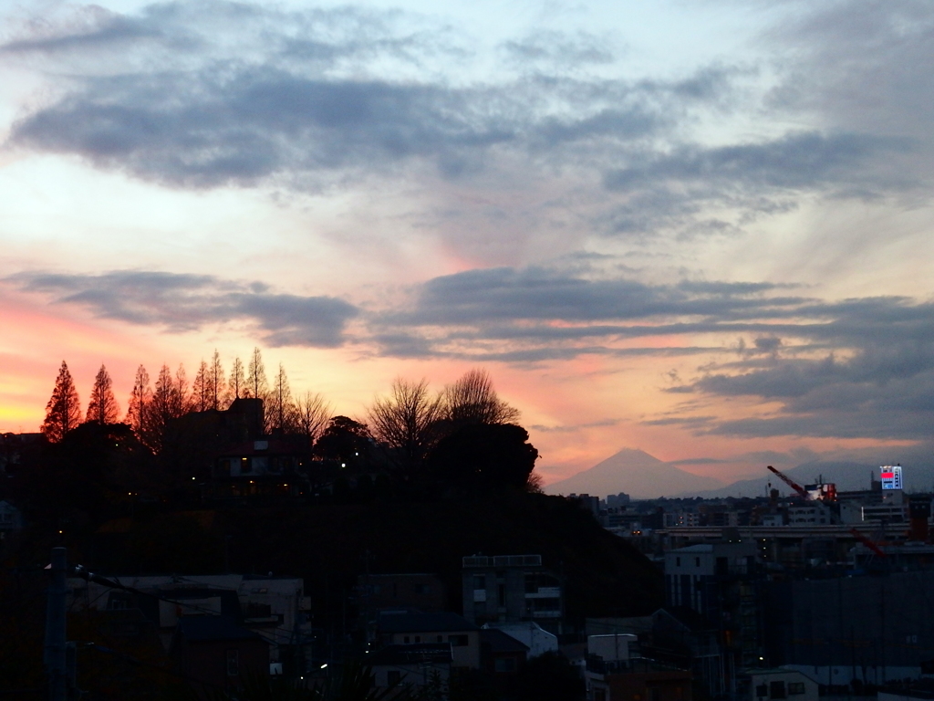 イタリア山遠景-2
