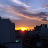 元町の夕日