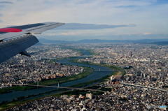 琵琶湖へと続く