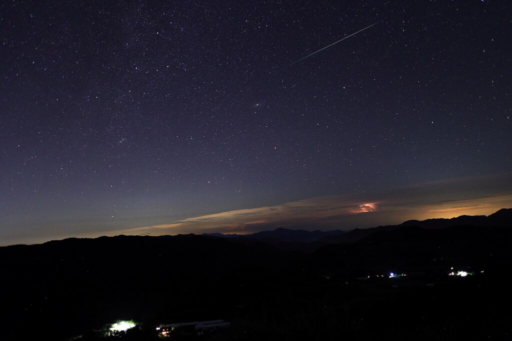 ペルセウス座流星群　①