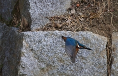 西・北分岐点からの飛翔加速