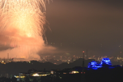 花火>煙幕>夜景