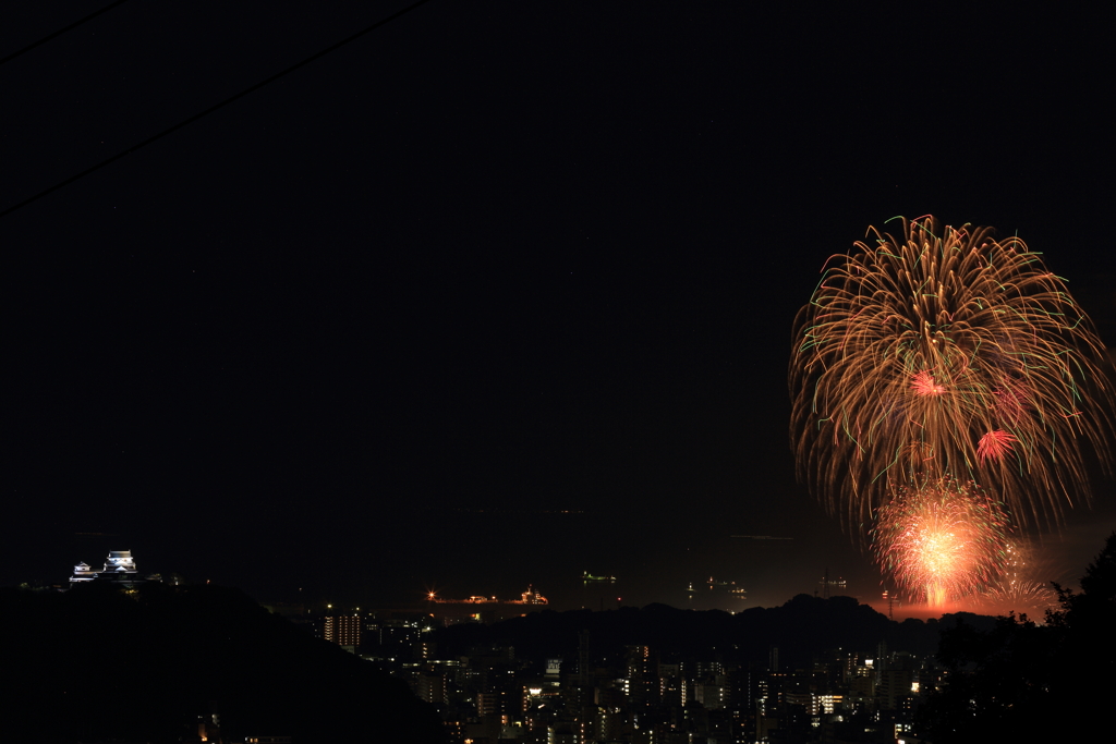 三津浜花火　③