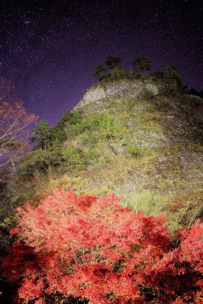 古岩屋の紅葉　④
