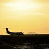 松山空港の夕方　①