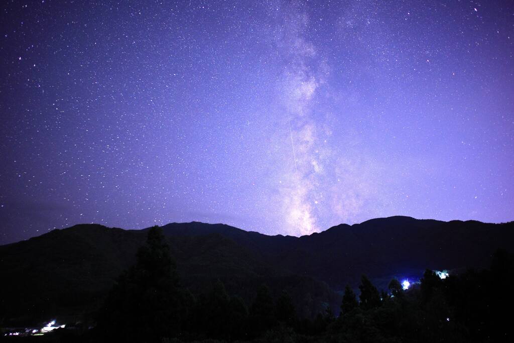 白夜の天の川