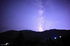 白夜の天の川