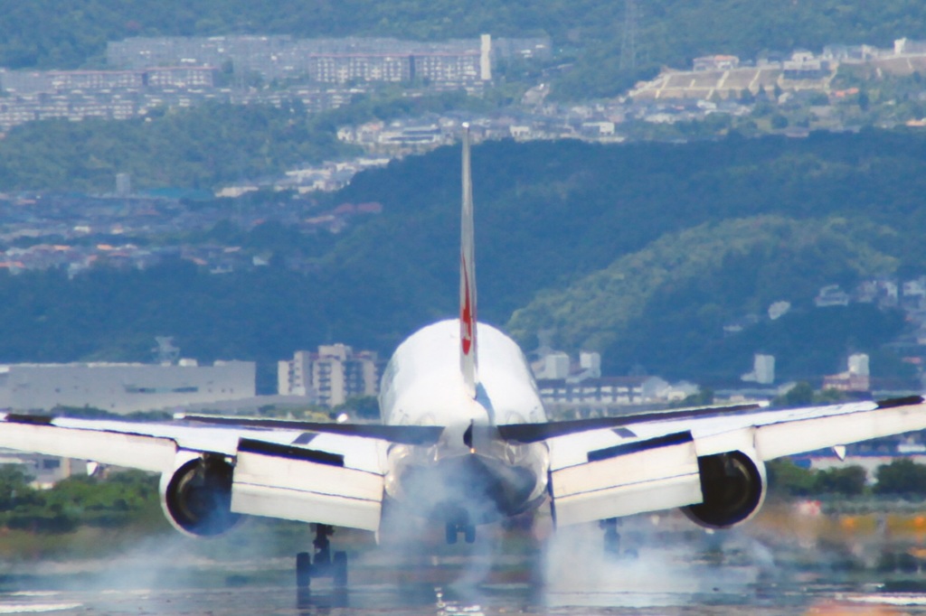 着地！