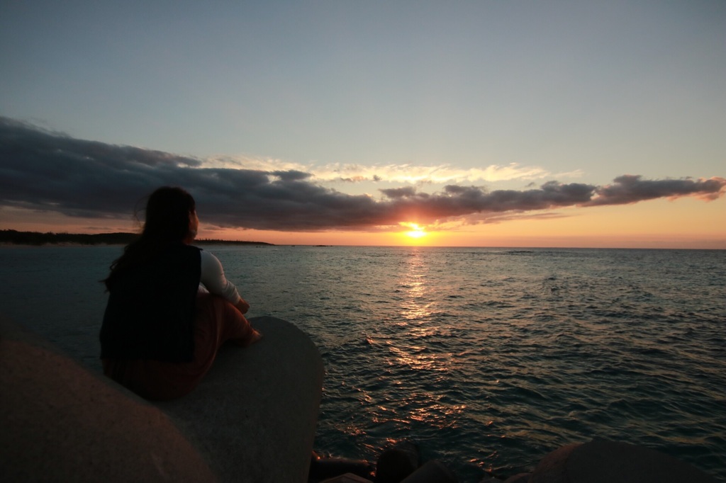 最南端の夕日