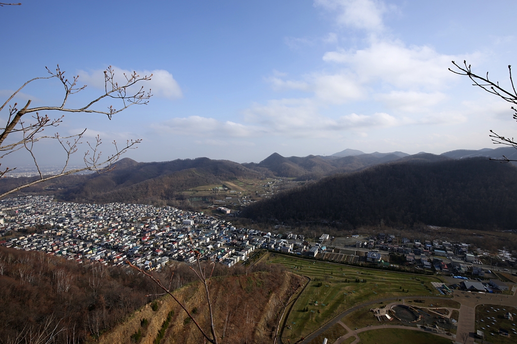 五天山　山頂から望む