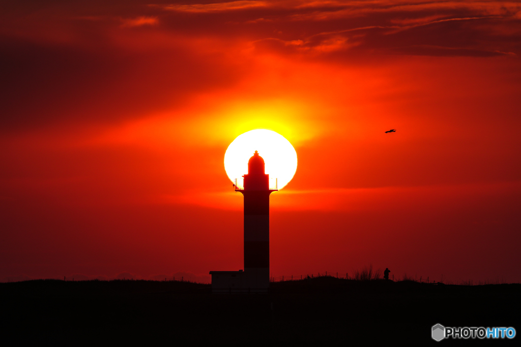 夕陽蝋燭