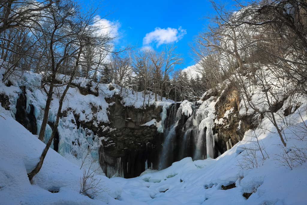 氷瀑アシリベツの滝