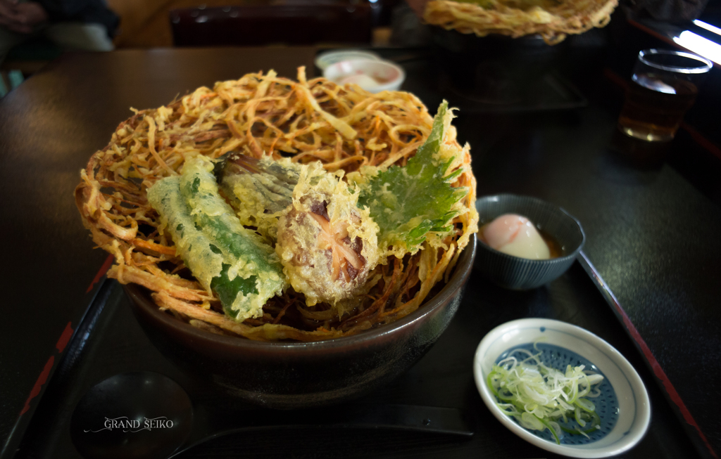 限定50食！　野菜天そば