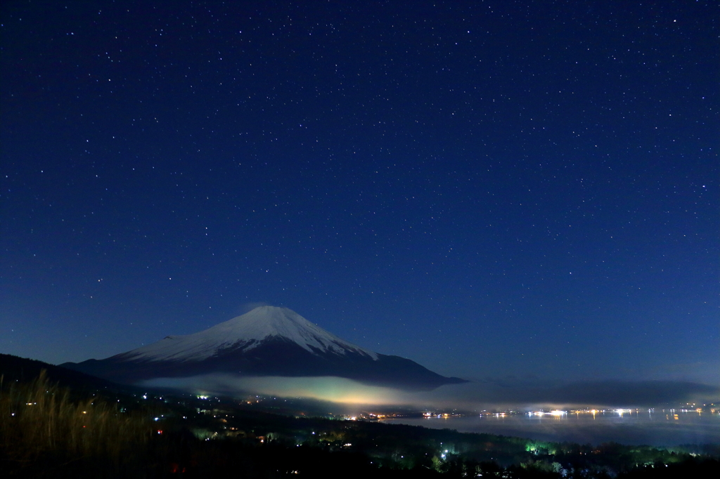 富士山夜景