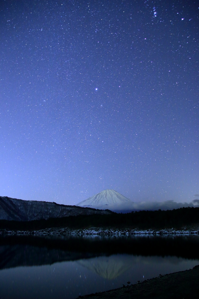 夜空に浮かぶ