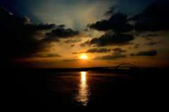 サザンゲートブリッチの夕日