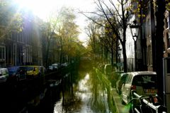 アムステルダムの運河